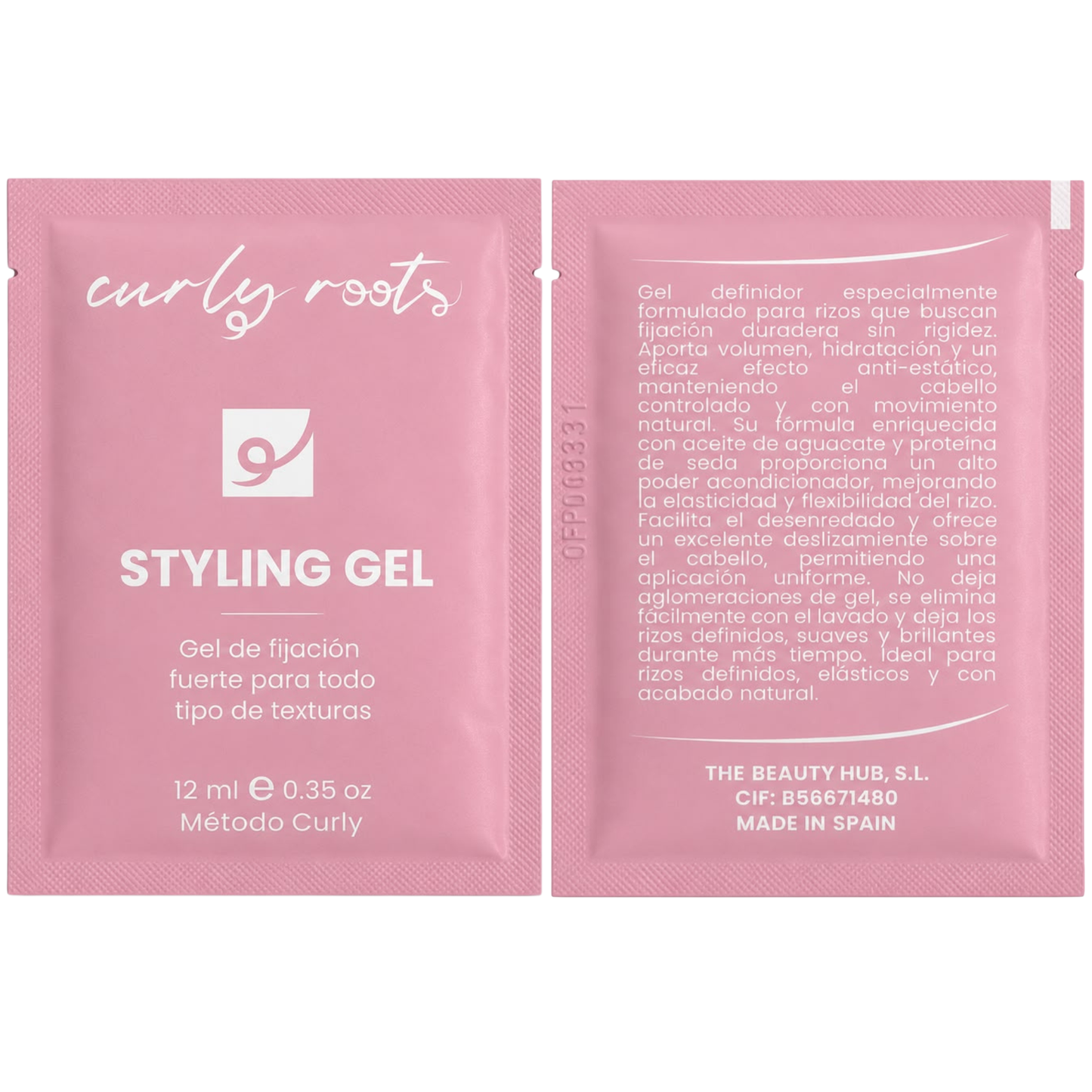 Curly Roots Sachet Styling Gel 12ml