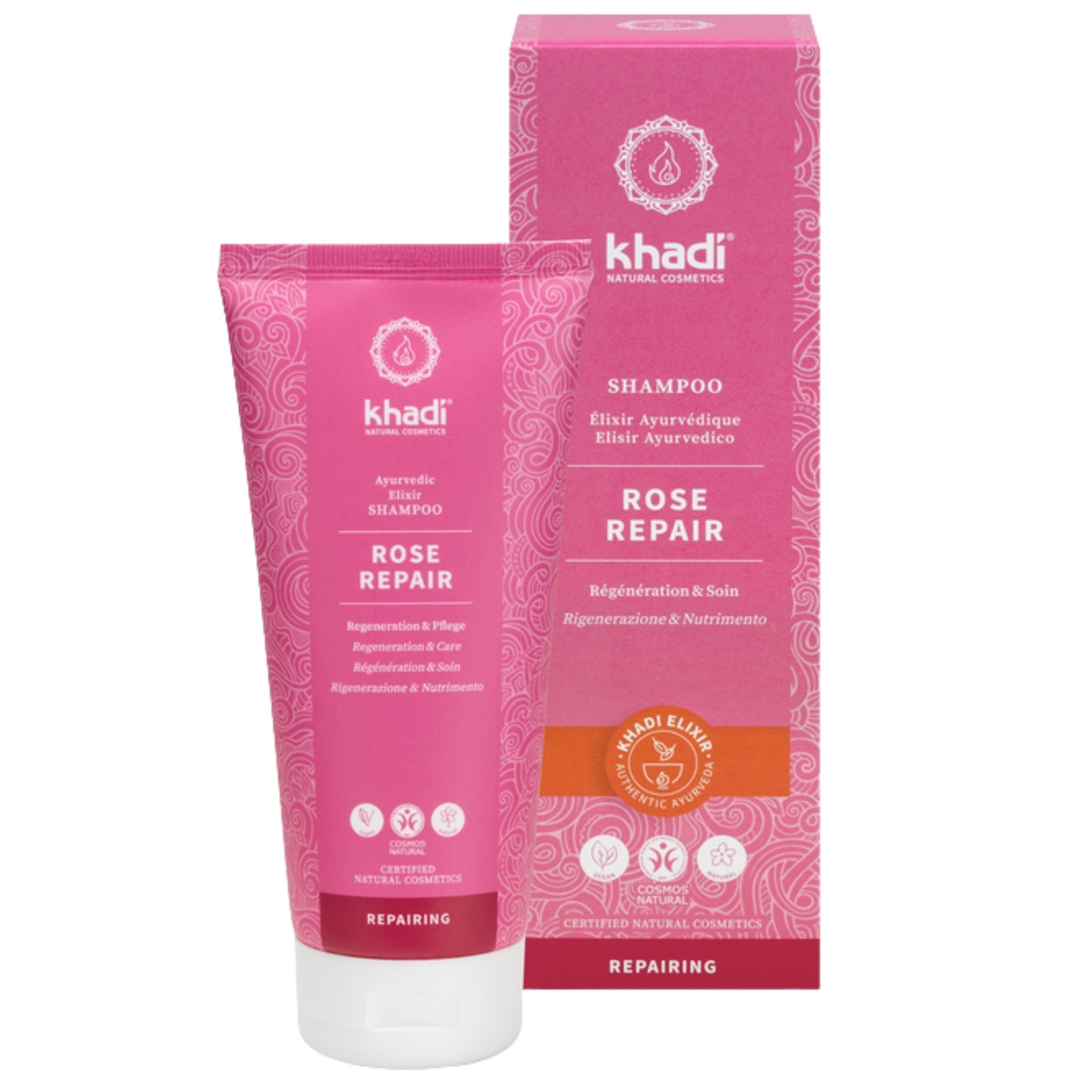 Khadi Ayurvedic Elixir Shampoo Rose Repair 200ml
