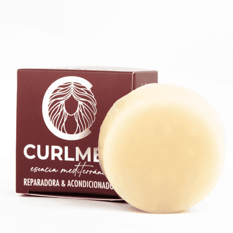 CurlMed Mascarilla Sólida de Proteínas Reparadora y Acondicionadora