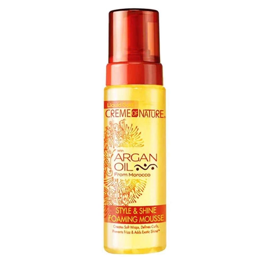 Creme of Nature Argan Oil Style and Shine Foaming Mousse 365ml
