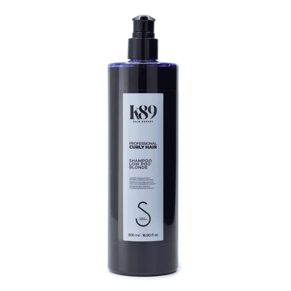 K89 Profesional Curly Hair Blonde Low Poo Shampoo 500ml