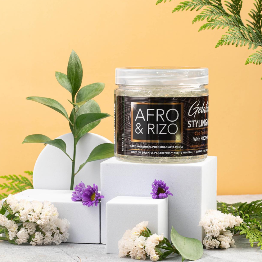 Afro & Rizo Gelatina Con Proteina 144ml