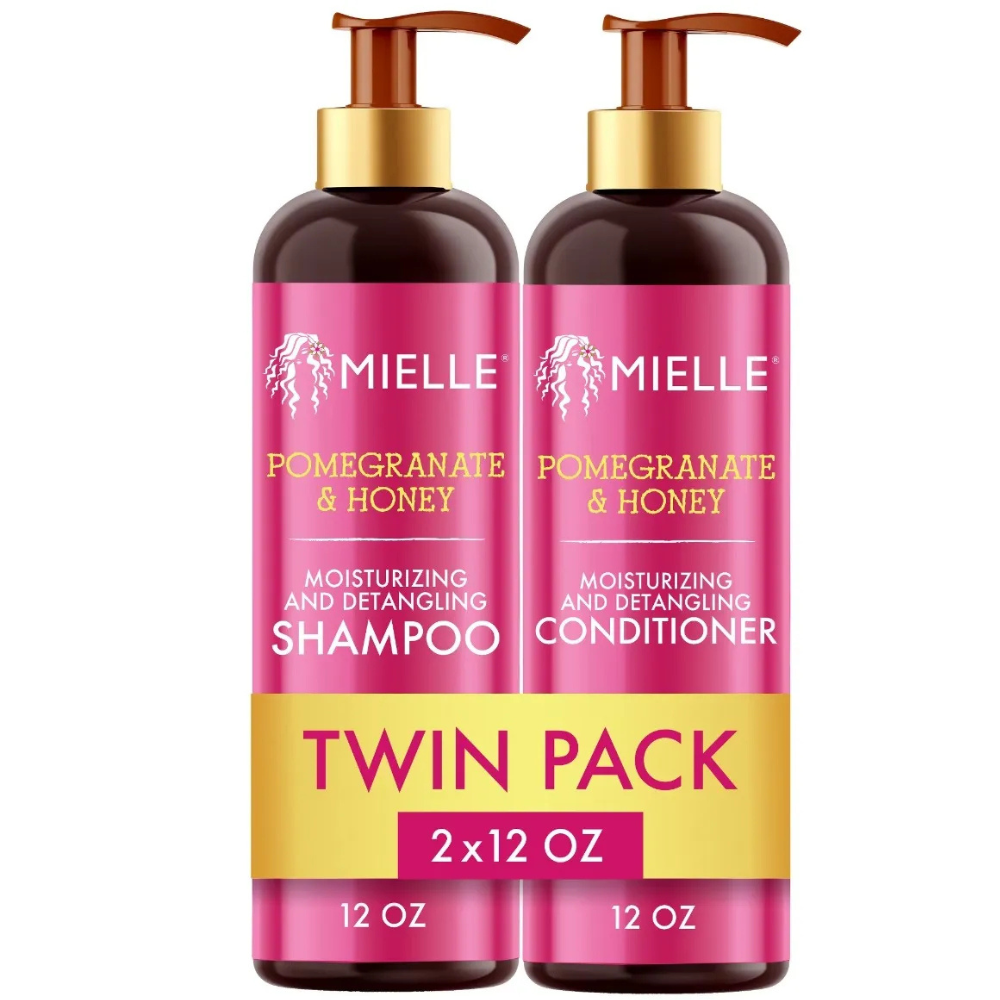 Mielle Pomegranate & Honey Shampoo + Conditioner Twin Pack 2 x 355ml