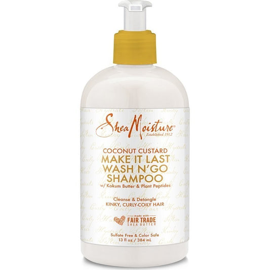 Shea Moisture Coconut Custard Make It Last Wash N´ Go Shampoo 384ml