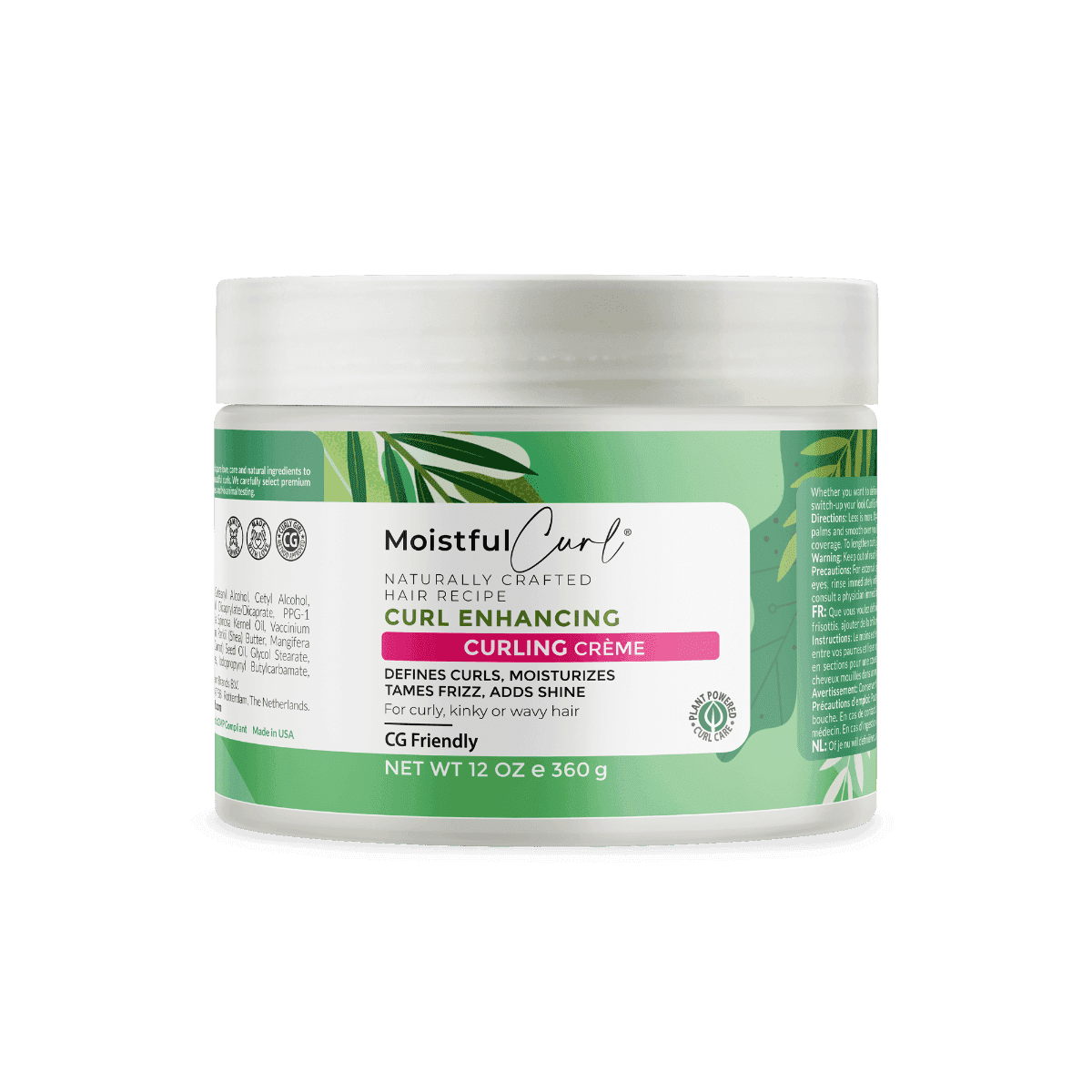 Moistful Curl Curling Creme Curl Enhancing 360g