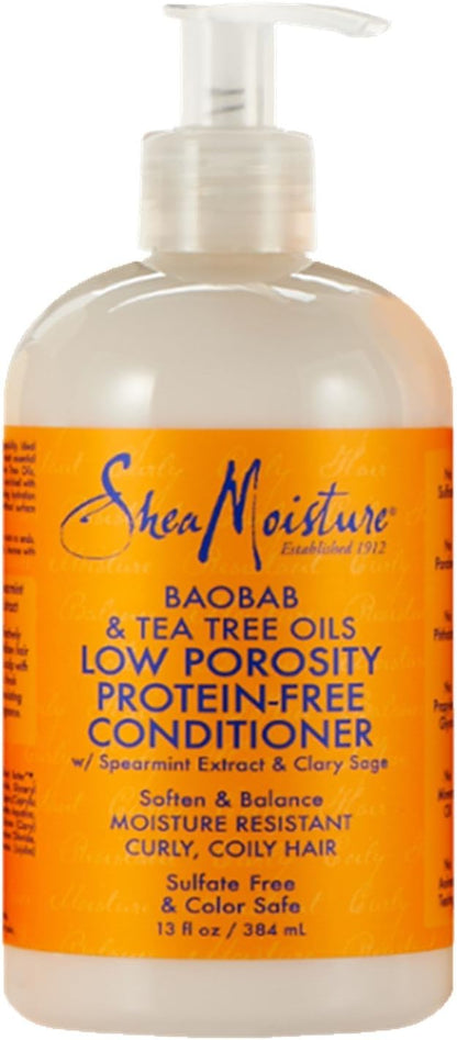 Shea Moisture Low Porosity Protein Free Acondicionador 384ml/13oz