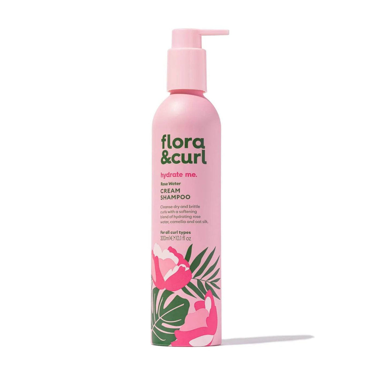 Flora & Curl Hydrate Me Rose Water Cleansing Duo
