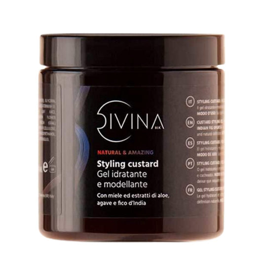 Divina BLK Styling Custard Gel Hidratante y Modelante 250ml