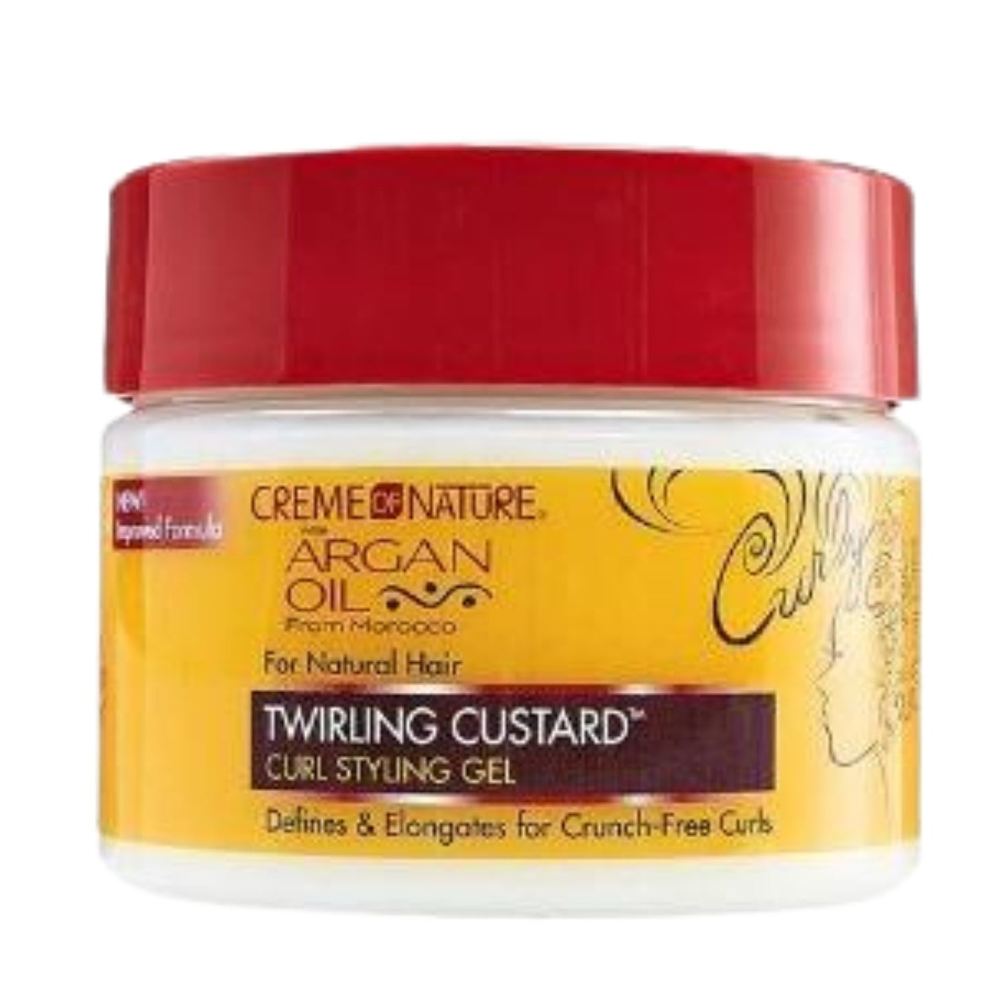 Creme Of Nature Argan Oil Twirling Custard 326g