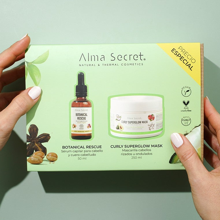 Alma Secret Pack Regalo: Botanical Rescue + Mascarilla Curly