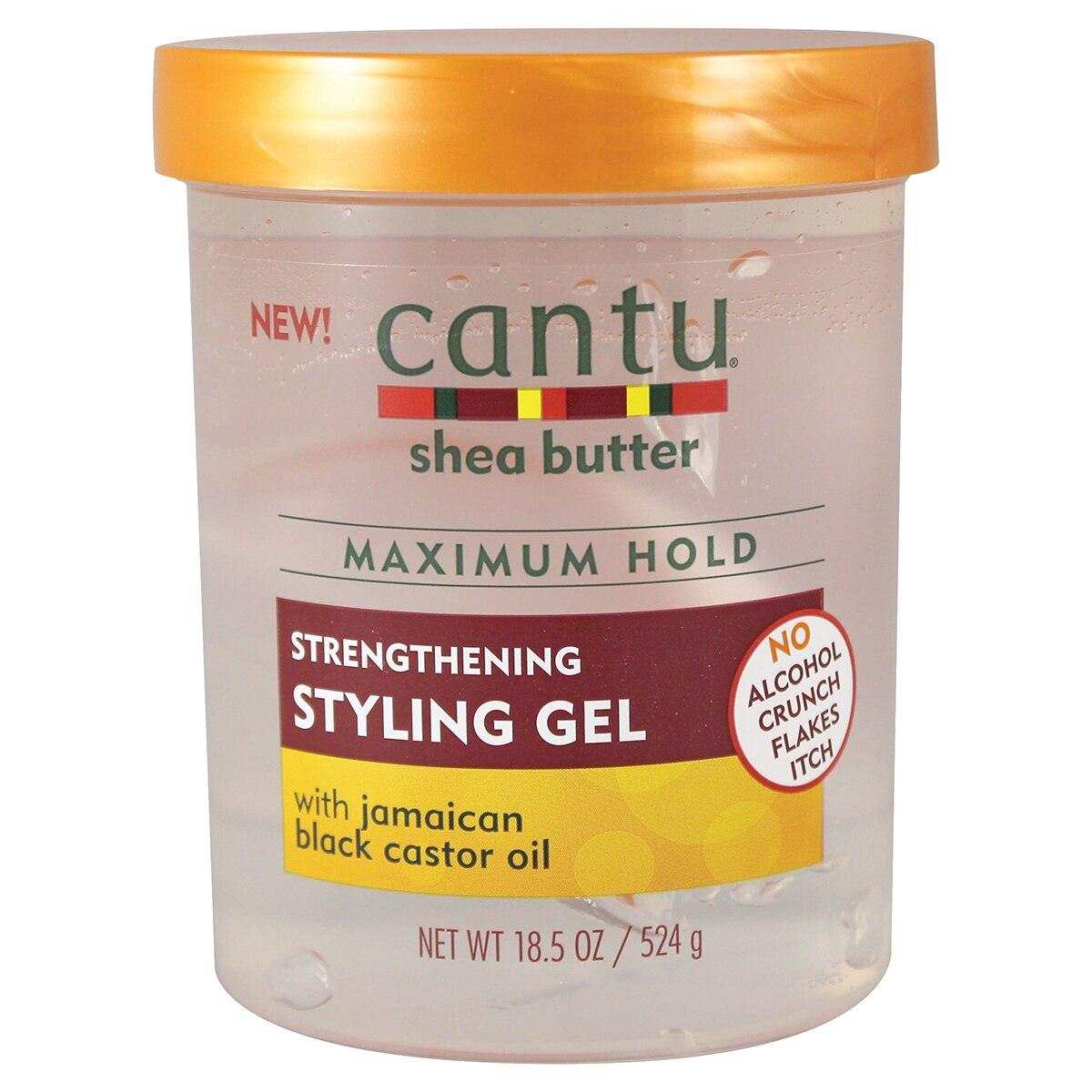 Cantu For Natural Hair Maximum Hold Strengthening Styling Gel 524g