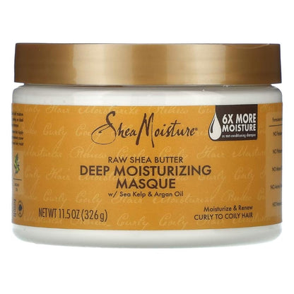 Shea Moisture Raw Shea Butter Mascarilla Deep Tratamiento 340 Gr/ 12oz