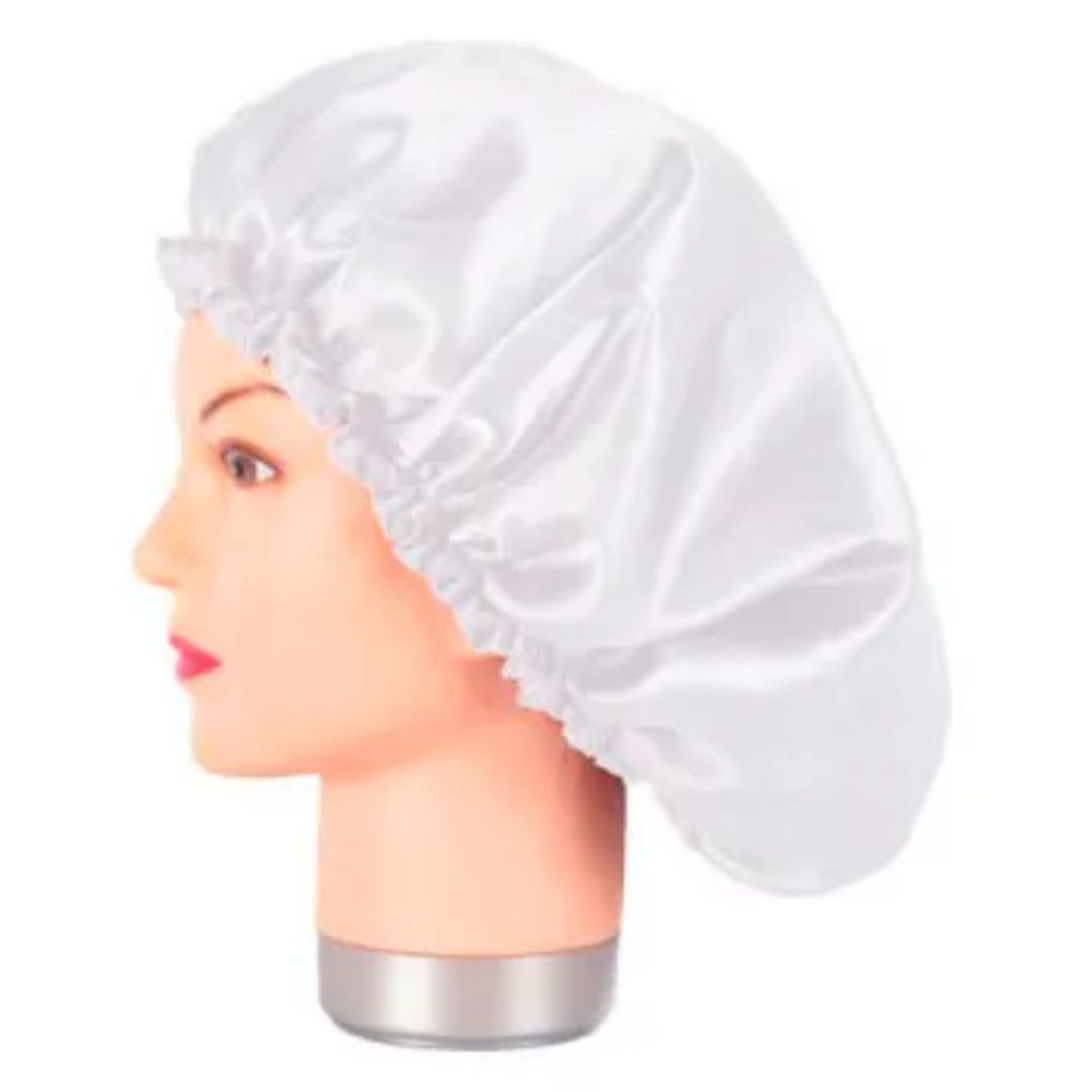 Bifull Gorro De Satén Blanco Anti Frizz