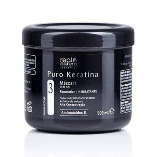 Real Natura Puro Keratina Máscara 500ml