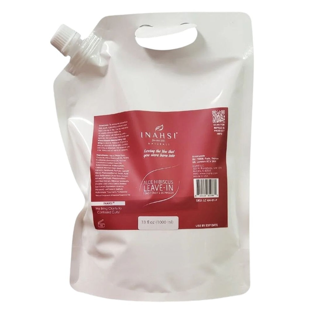 Inahsi Naturals Aloe Hibiscus Leave-In Acondicionador & Detangler