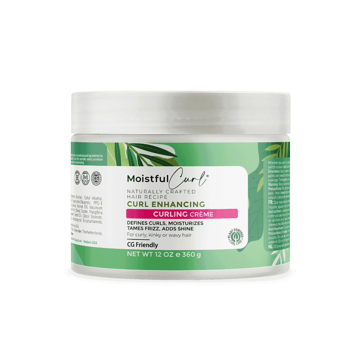 Moistful Curl Curling Creme Curl Enhancing 360g