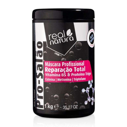Real Natura Máscara Profissional Reparaçao Total 1kg