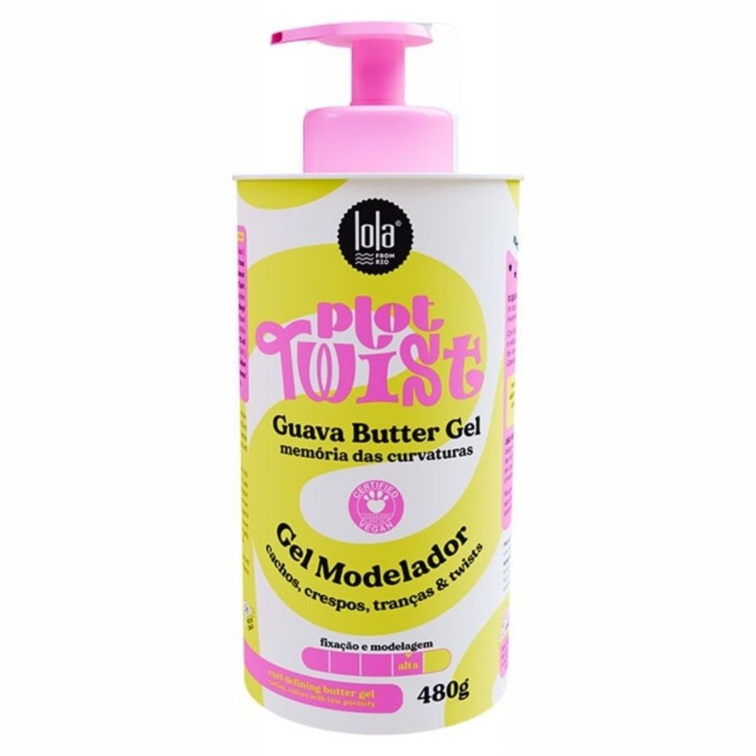 Lola Cosmetics Plot Twist Guava Butter Gel Gel Modelador 480g