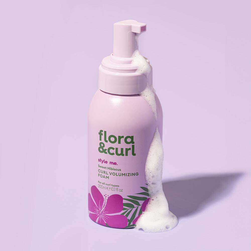 Flora & Curl Style Me Sweet Hibiscus Curl Volumizing Foam 300ml