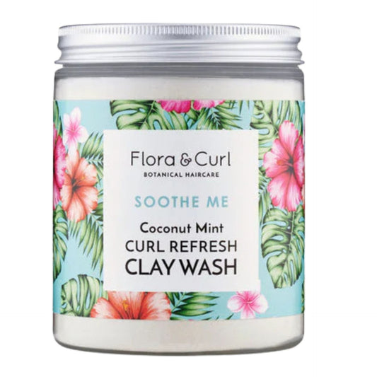 Flora & Curl Coconut Mint Curl Refresh Clay Wash 260
