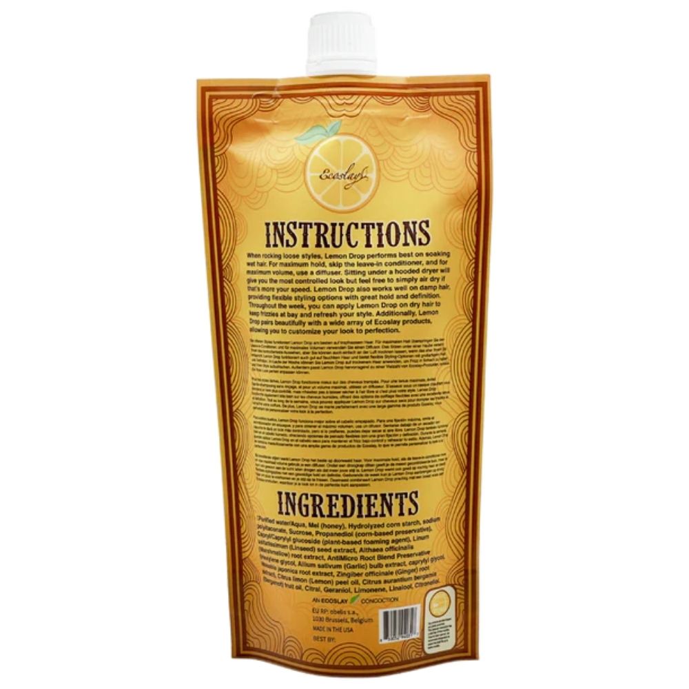 Ecoslay Lemon Drop Styling Foam 237ml