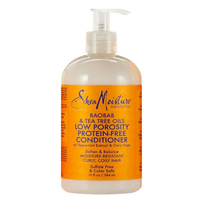 Shea Moisture Low Porosity Protein Free Acondicionador 384ml/13oz