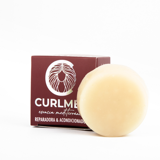 CurlMed Mascarilla Sólida de Proteínas Reparadora y Acondicionadora