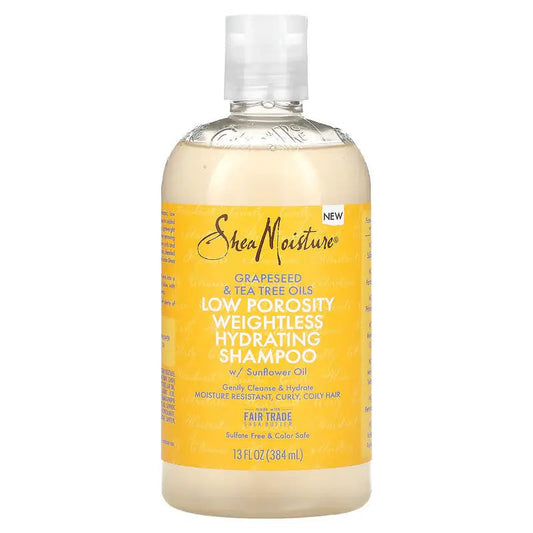 Shea Moisture Grapeseed & Tea Tree Oils Low Porosity Weightless Hydrating Champú 384ml