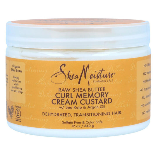 Shea Moisture Raw Shea Butter Curl Memory Cream Custard 340g