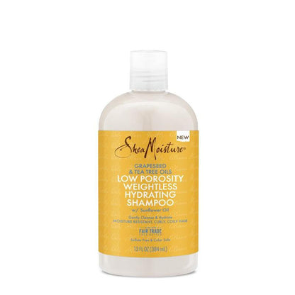 Shea Moisture Grapeseed & Tea Tree Oils Low Porosity Weightless Hydrating Champú 384ml
