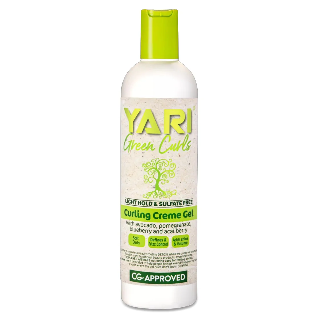 Yari Green Curls Light Hold Curling Cream Gel 355ml