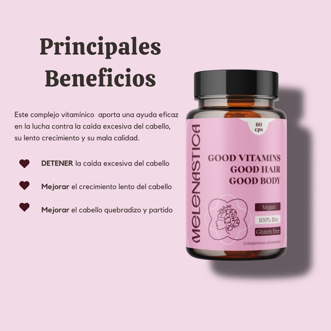 Melenastica Good Vitamins Good Hair Good Body 60cps