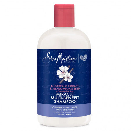 Shea Moisture Sugarcane Extract & Meadowfoamd Seed Miracle Shampoo 384ml