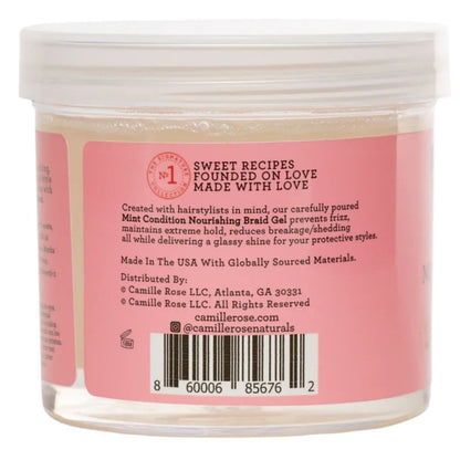 Camille Rose Mint Condition Nourishing Braiding Gel Extreme Hold 355ml
