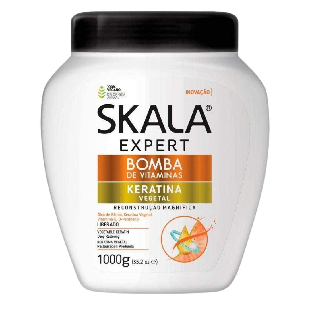 Skala Bomba de Vitaminas Keratina Crema de Tratamiento Acondicionadora 1000g