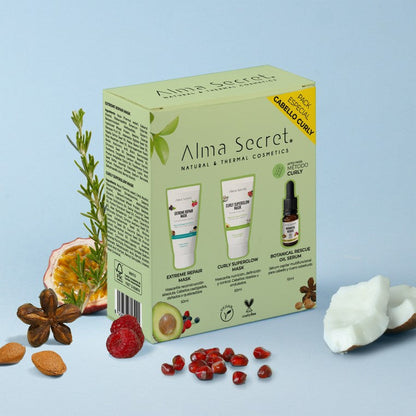 Alma Secret Pack Regalo Minis: Curly & Extreme & Botanical Rescue