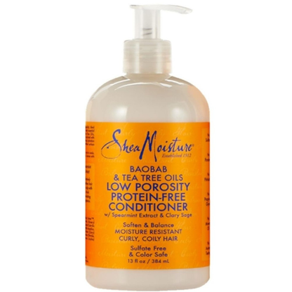 Shea Moisture Low Porosity Protein Free Acondicionador 384ml/13oz