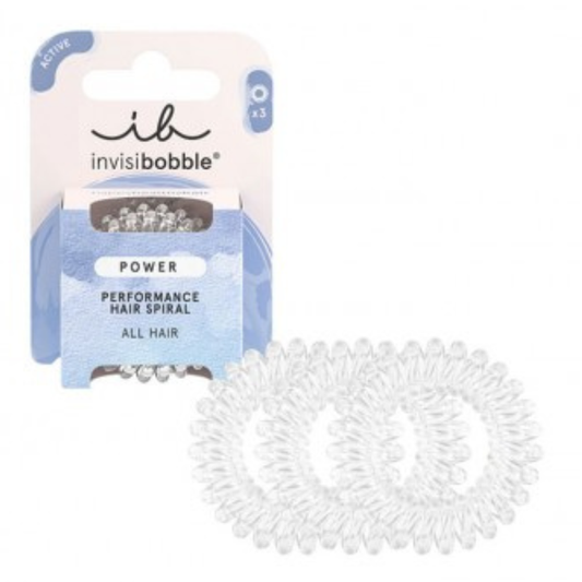 Invisibobble Power Crystal Clear Styling Holder 3pc