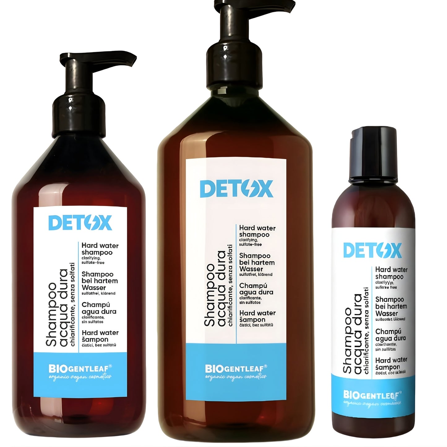 Bio Gentleaf Champu Agua Dura Clarificante Sin Sulfatos