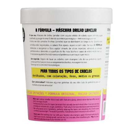 Lola Cosmetics A Fórmula Máscara 450gr