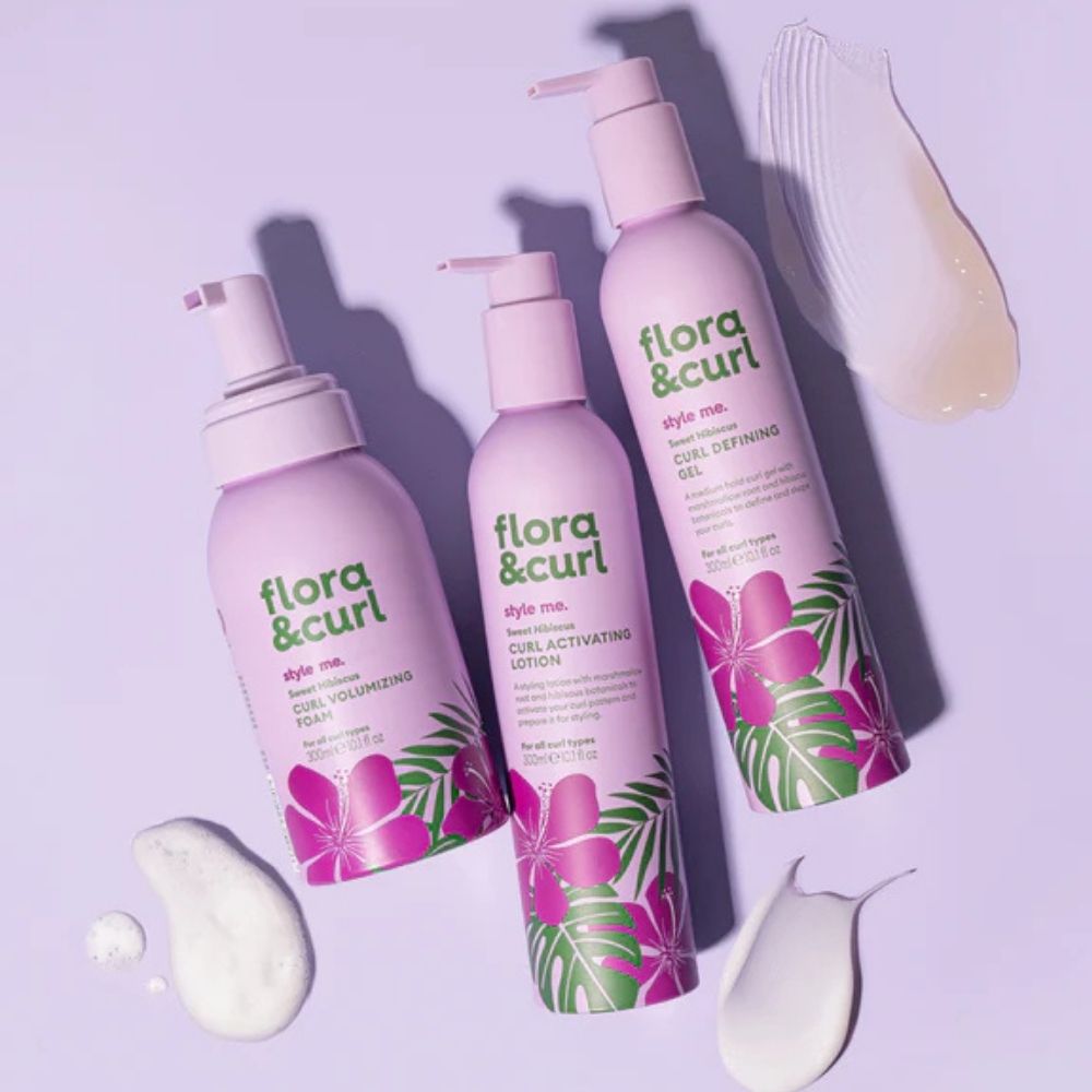 Flora & Curl The Coily Hair Styling Kit