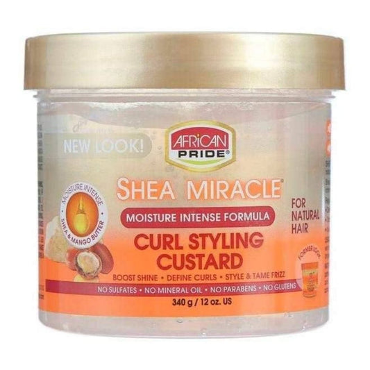 African Pride Shea Miracle Curl Styling Custard 340g