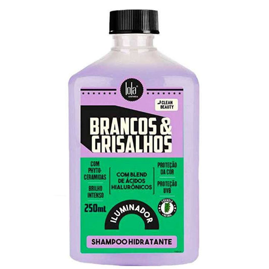 Lola Cosmetics Brancos & Grisalhos Iluminador Champú Hidratante 250ml