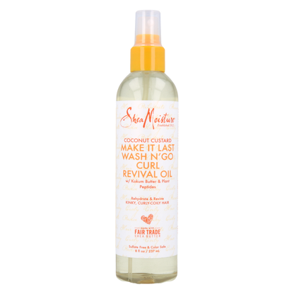 Shea Moisture Coconut Custard Wash N´Go Curl Revival Aceite 237ml