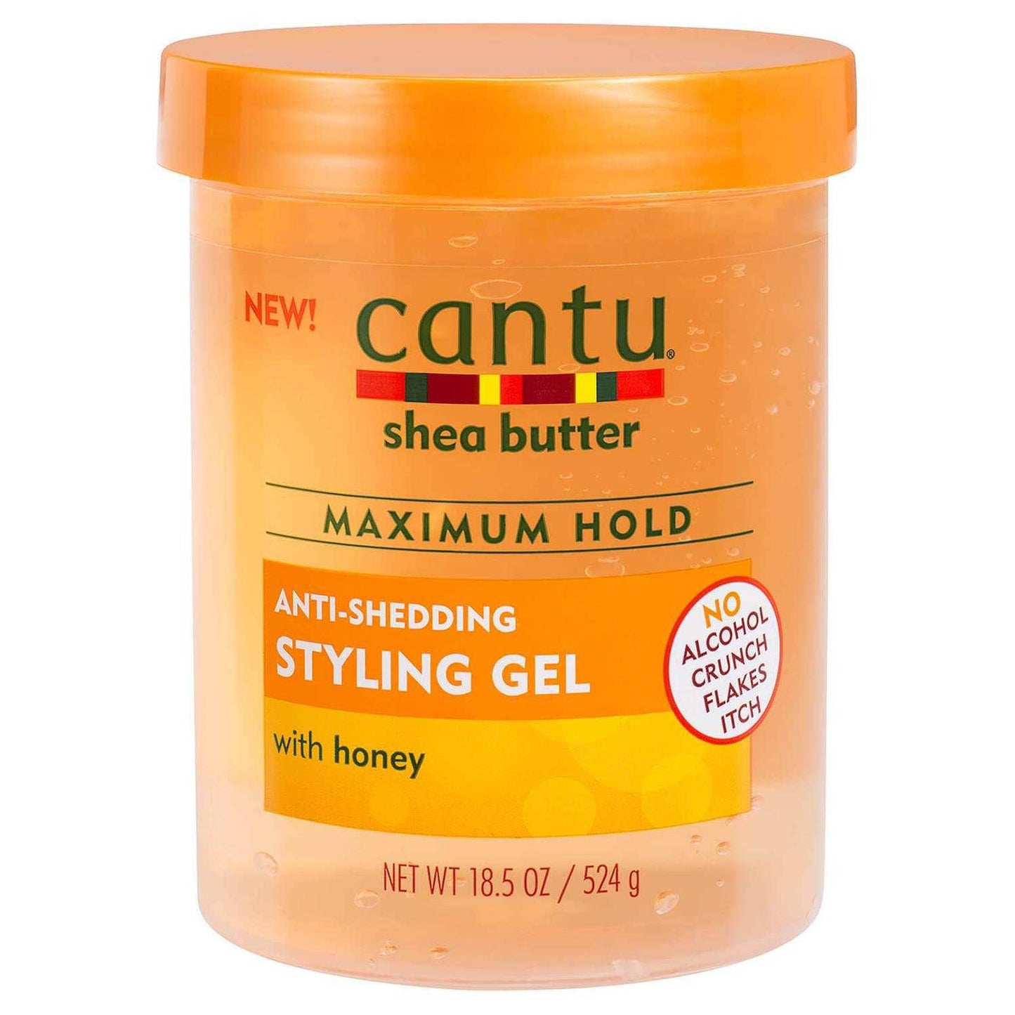 Cantu Maximum Hold Anti-Shedding Styling Honey Gel 524g